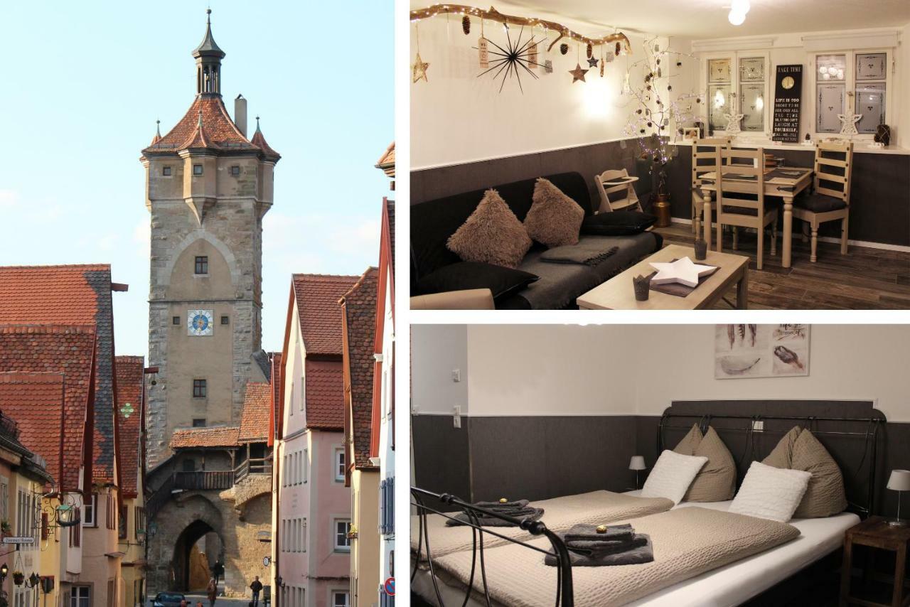 Ferienwohnung Muss - Rothenburg โรเทนบวร์ก อ็อบ แดร์เทาเบอร์ ภายนอก รูปภาพ